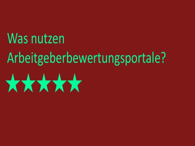 Arbeitgeberbewertungsportale