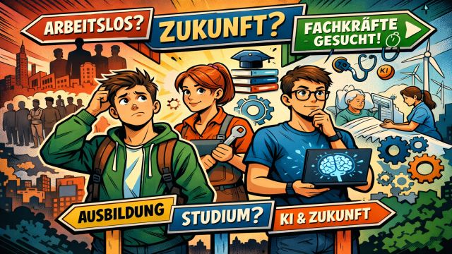 Orientierungslosigkeit bei der Frage Ausbildung oder Studium?