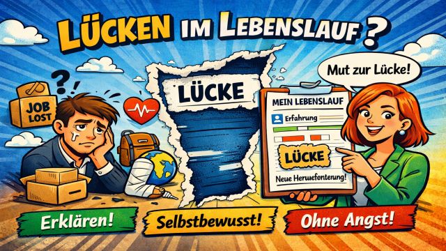 Die Lücke im CV - Bedrohung oder "just life"?