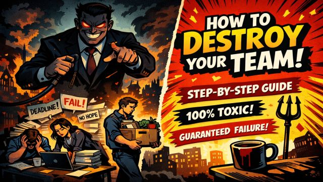 Wie zerstöre ich meine Mitarbeitenden?